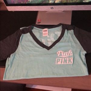 PINK V neck shirt